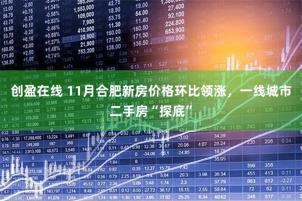 创盈在线 11月合肥新房价格环比领涨，一线城市二手房“探底”