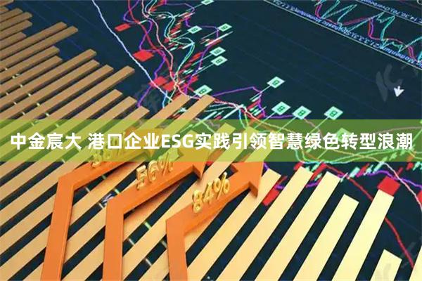 中金宸大 港口企业ESG实践引领智慧绿色转型浪潮